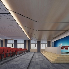 现代报告厅3D模型下载